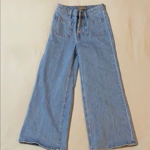 J.crew wide leg crop jeans